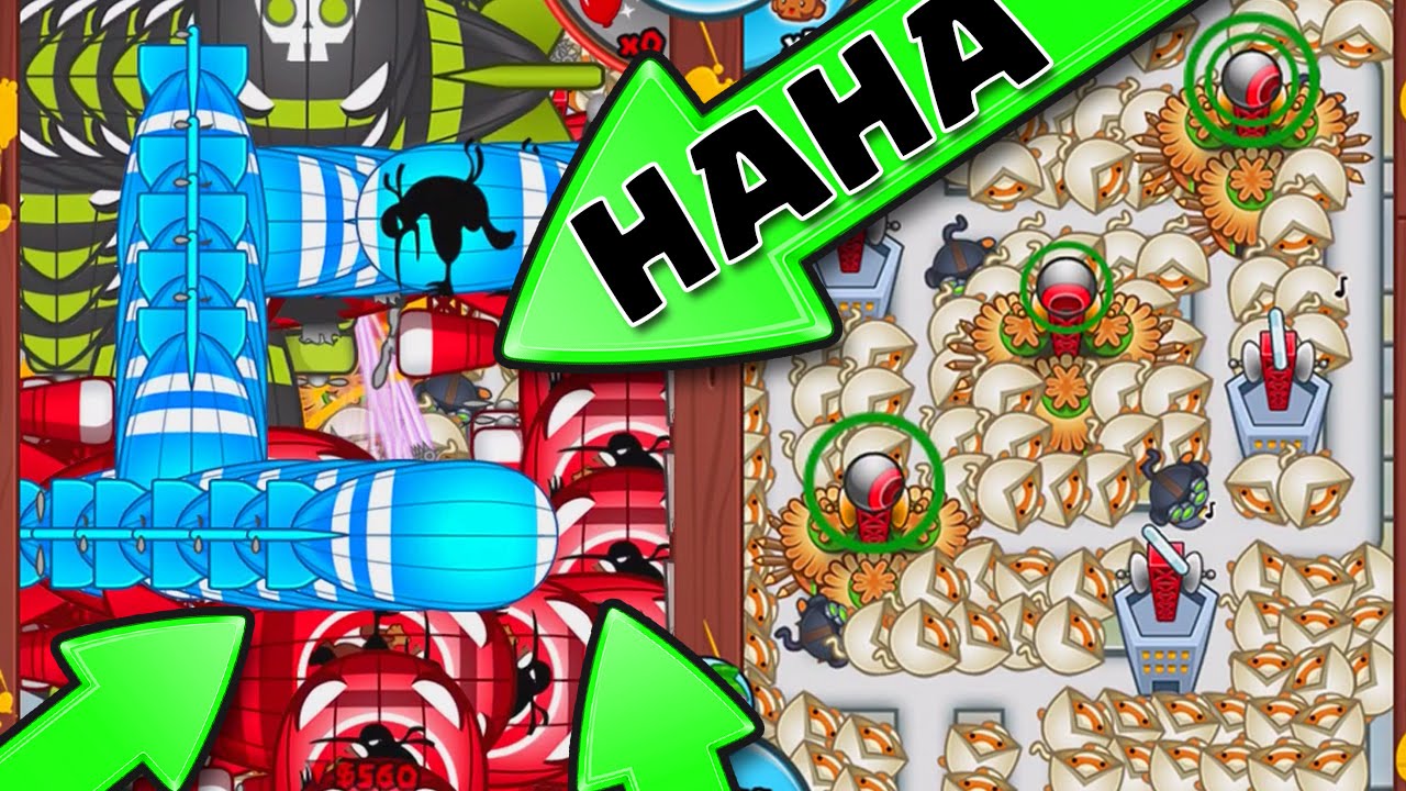 THIS WAS INSANE :: Bloons TD Battles :: UNIQUE LATE GAME! - YouTube