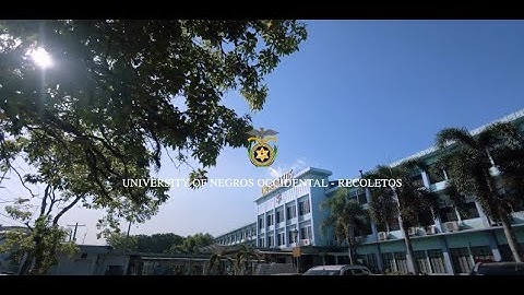 University of Negros Occidental-Recoletos, Inc. Institutional Video 2024