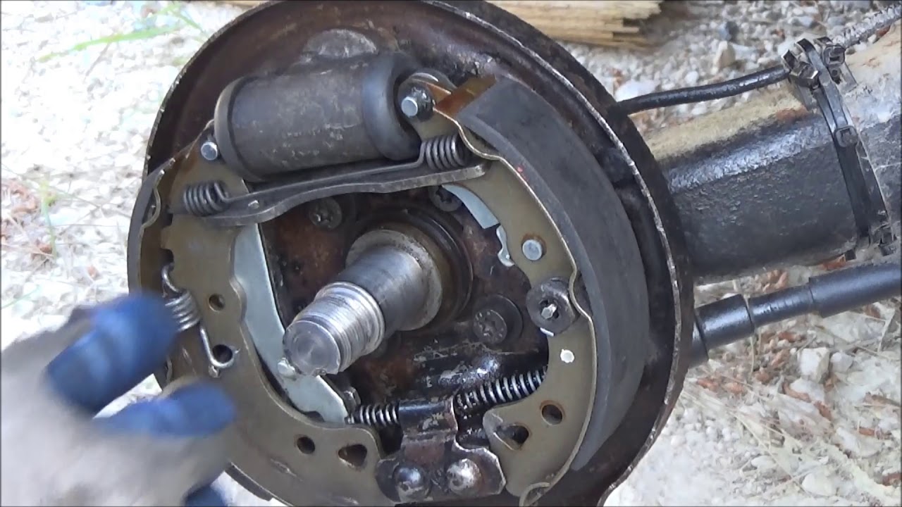 How to replace brake shoes Αντικατάσταση σιαγόνων φρένων Yiannis