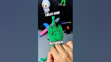 I 3D printed a 4 Finger Overengineered Mechanical Hand #gotcha #circlegame #3dprinting