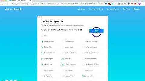 How to set an assignment for students on Seneca