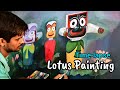 Lotus Painting 🪷( Shri Jagannath Painting Background) | Krupasindhu Dixit