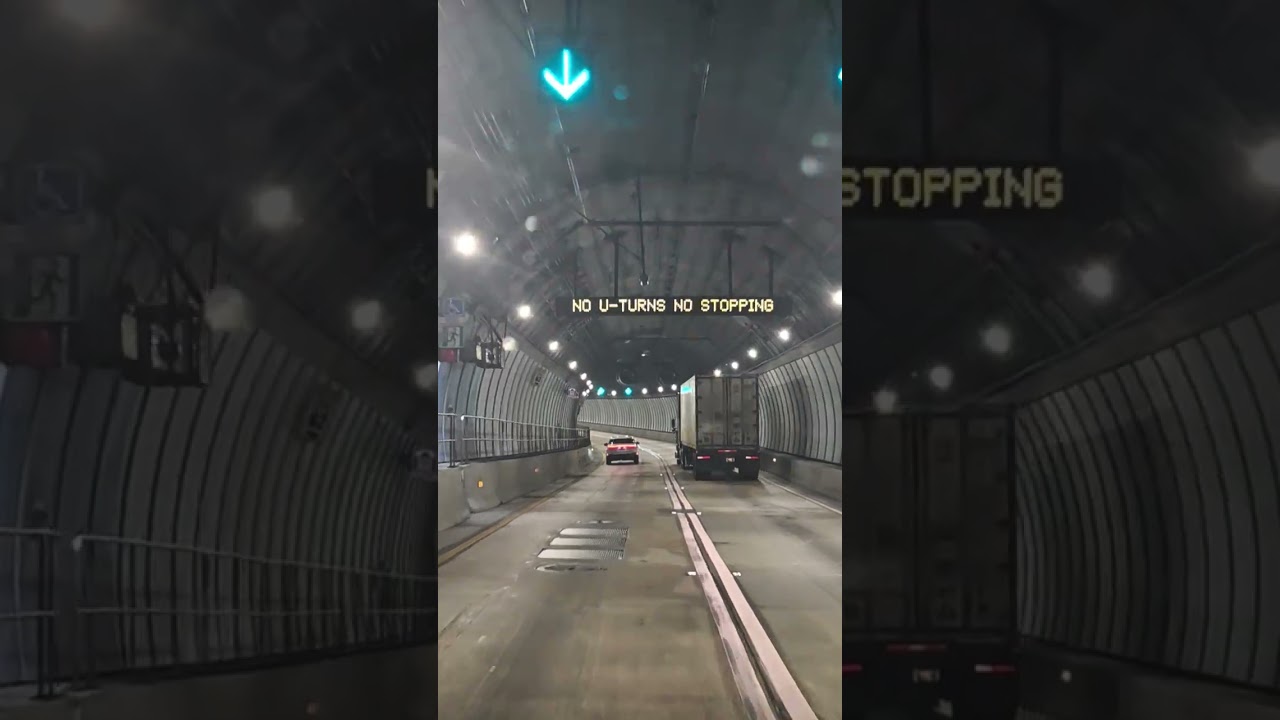 An underwater tunnel in Miami, Florida #travel #vacation #music #bridge #tunnel