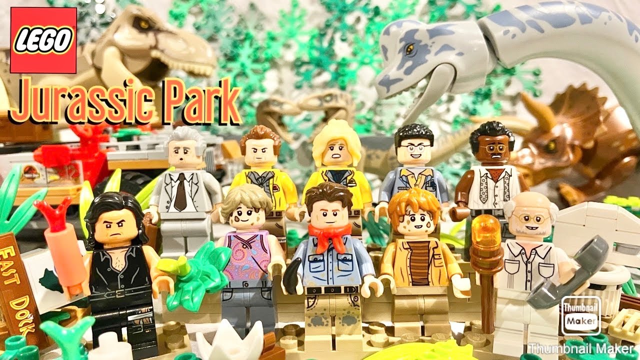 Lego Jurassic Park Custom Minifigure Showcase! - YouTube