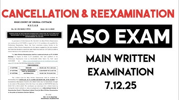 ASO EXAM UPDATES || HIGH COURT
