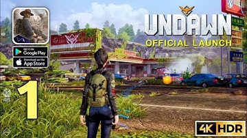 Undawn Mobile Ultra High Graphics Open World Zombie Survival Gameplay part 1 Android 🔥