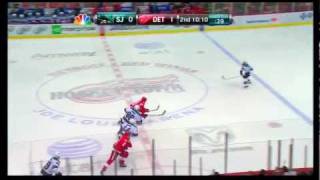 Detroit Red Wings Play Keep Away on the PK vs Sharks Feb 19 2012 screenshot 1