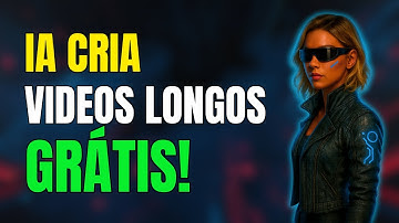 Como CRIAR VÍDEOS LONGOS GRÁTIS com INTELIGÊNCIA ARTIFICIAL em 1080p de Forma SIMPLES