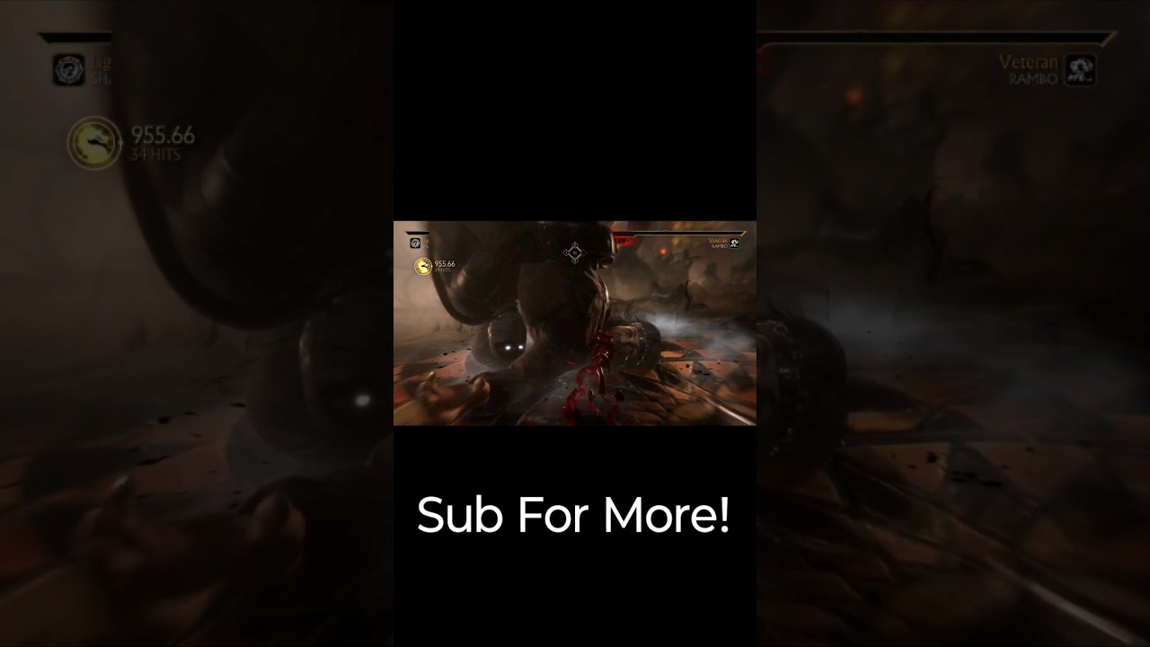 Shang Tsung Best Double Armor Break Combo in MK11 