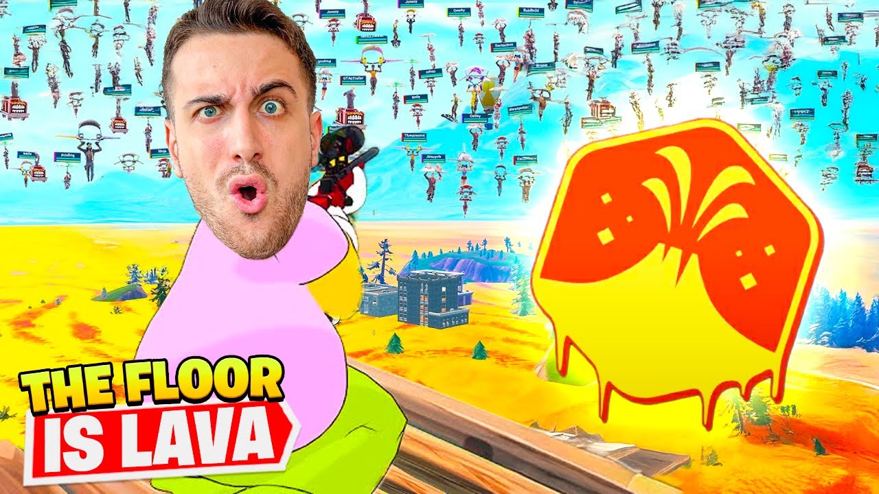 Gioco la NUOVA The Floor is LAVA Challenge su Fortnite RELOAD! *DIVERTENTE* Fortnite ITA