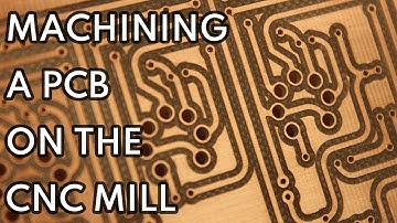 Machining a PCB on the 3-axis CNC Bridgeport Mill