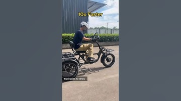 Geen elektrische fiets, maar wel 10x sneller