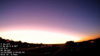 Abilene 24 Hours Time Lapse - 20201115 Sunday West