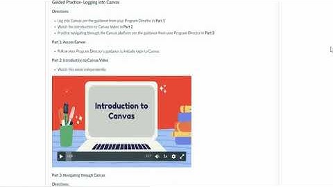 Introduction to Canvas Module Video Introduction