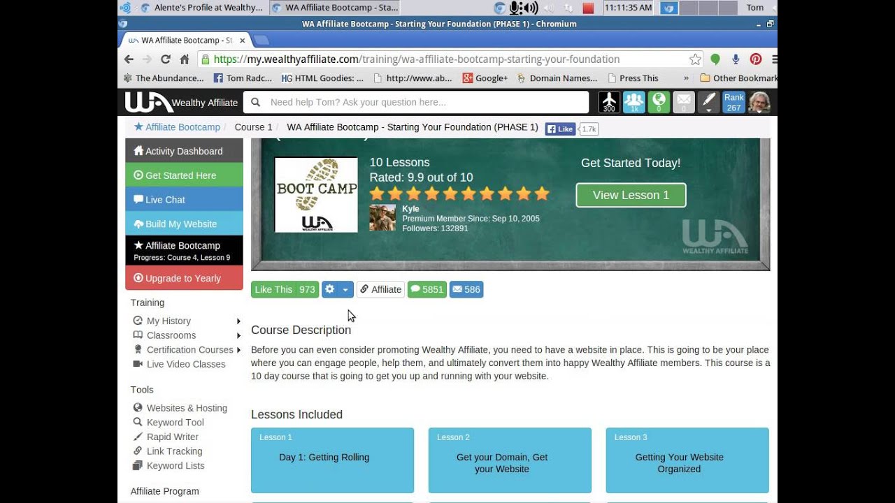 Wealthy Affiliate overview