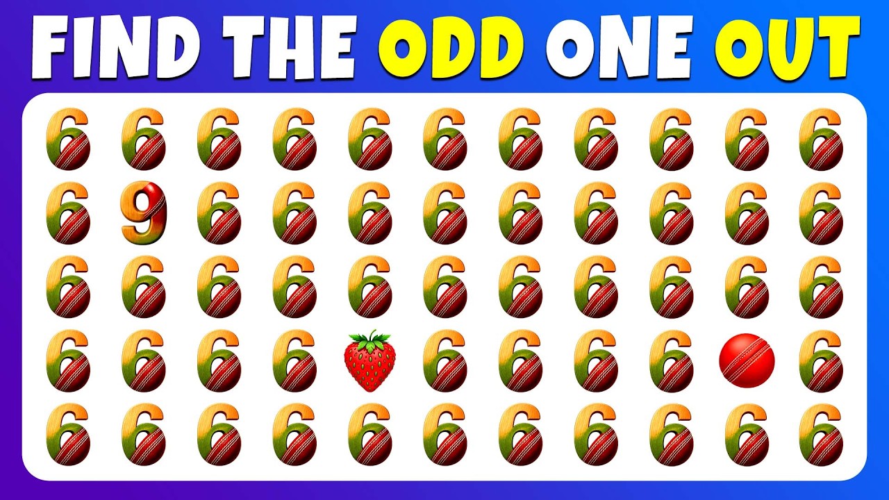 Find the ODD One Out | Sports Challenge | Level 3 Is HARD!
