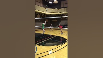 Offensive Volleyball Drills: The Setter Runs The Offense With The Quick Set and Five Outside Set