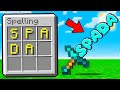 MINECRAFT MA PUOI CRAFTARE CON LE LETTERE!