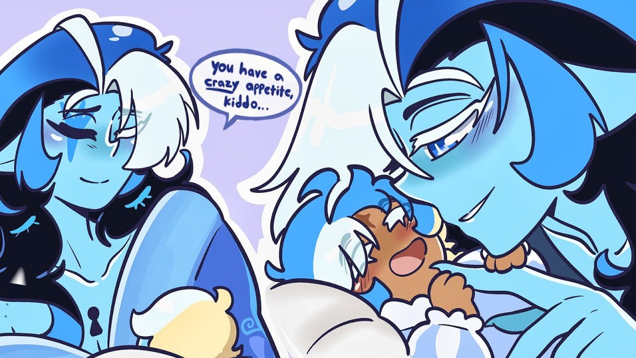 New mom Shadowmilk Fed his daughter's❤️🫂 & more fluff ?,PureMilk Family AU Cookie run kingdom🍪Dub🌼