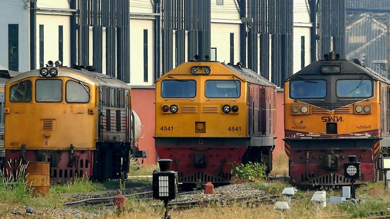 ชมรถไฟรุ่นคุณปู่สับเปลี่ยนย่านสถานีกรุงเทพดูพลังของรถจักรรุ่นเก่าที่หาดูได้ยากแล้ว