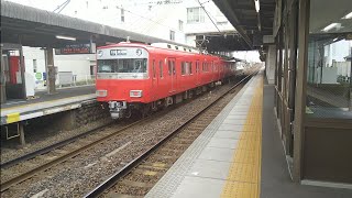 名鉄6800系6802F　普通東岡崎行　西春駅到着