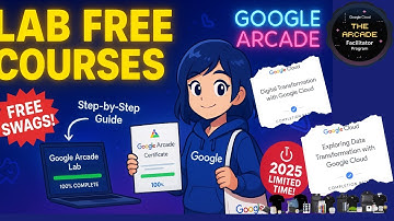 How to Complete Lab Free Courses | Arcade Facilitator| Free Swags & Goodies || Google Arcade 2025