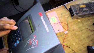Hand Punch 3000 Biometric System - Interface with external LED lights