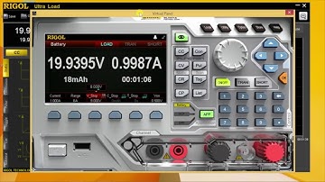 Rigol - DL3000 Electronic Load Battery Test from Saelig