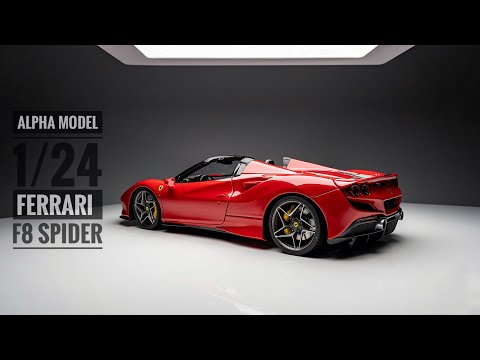 Alpha Model 1/24 Ferrari F8 Spider // Showcase