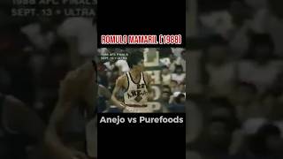 PBA LEGENDS: ROMULO MAMARIL (1988) ANEJO VS PUREFOODS