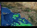 Showers Moving Across Southern Cal Today.
