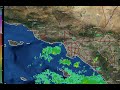 Showers Moving Across Southern Cal Today.