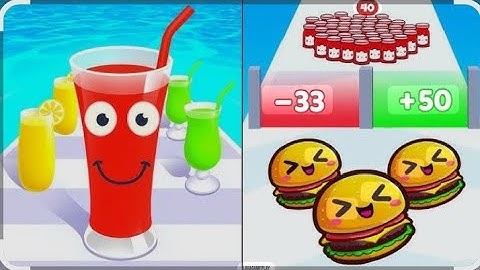 Juice Run vs Food Run – Epic Mobile Game Showdown! 🍹🍔🙀📲🤧🤯