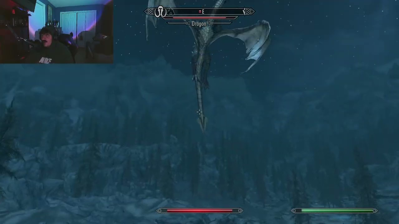 Skyrim - Dragon vs. Giant Camp