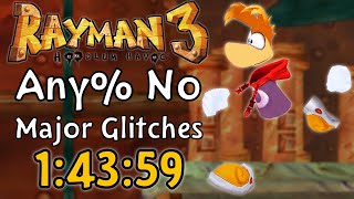 Rayman 3: Hoodlum Havoc Any% No Major Glitches speedrun in 1:43:59