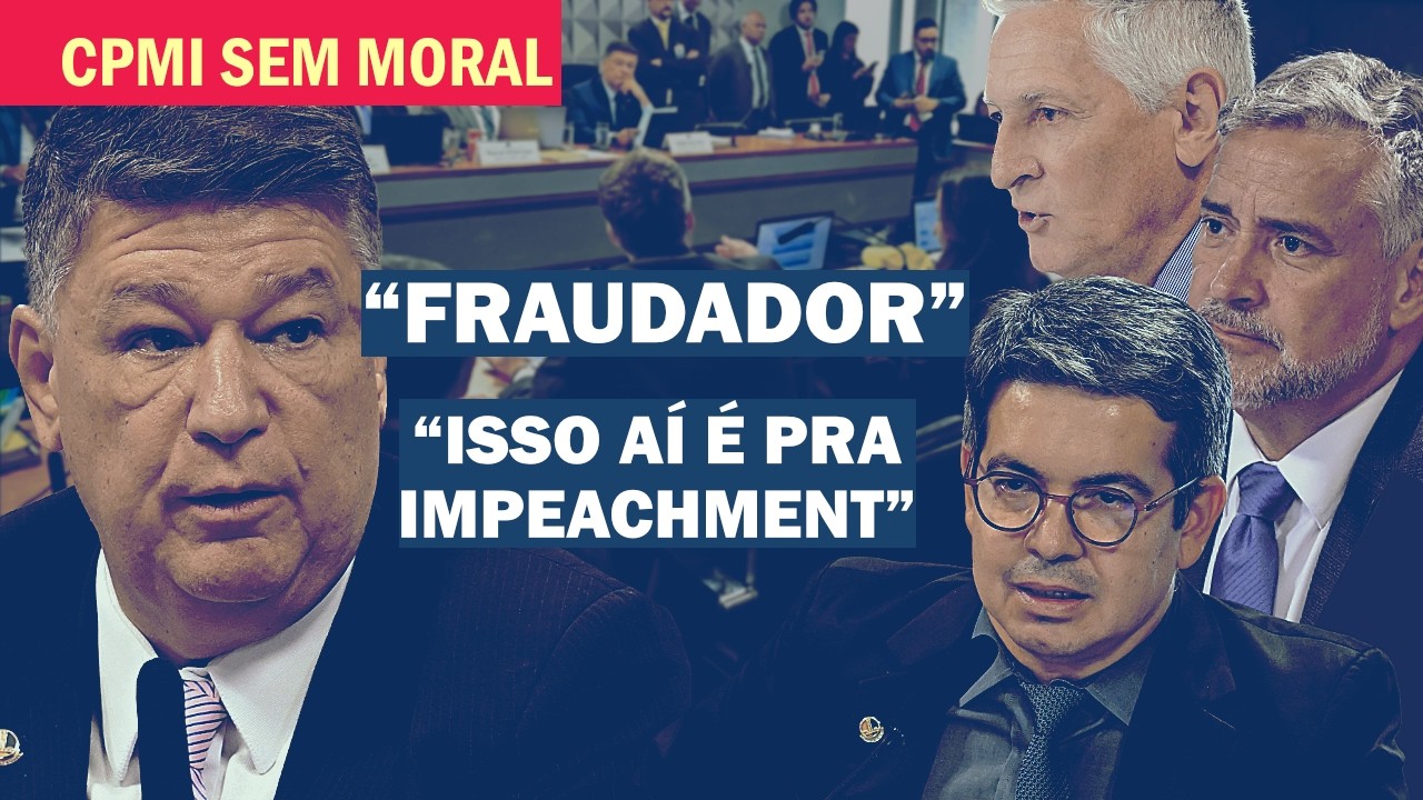 MALANDRO DO ANO ATÉ AGORA, PRESIDENTE DA CPMI FINGE QUE NADA FEZ...  | Cortes 247