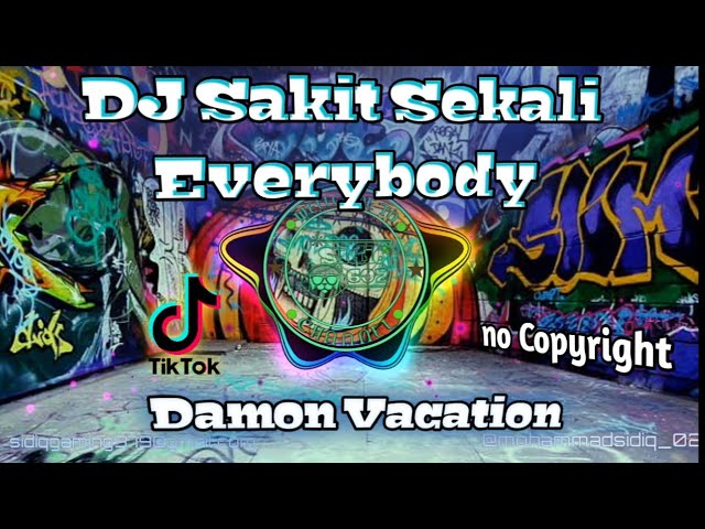 DJ Sakit Sekali Everybody Damon Vacation Tik Tok Remix Terbaru 2021 | DJ no Copyright class=