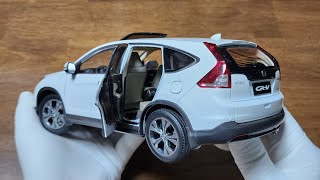 Unboxing Diecast model car/ 1:18 Honda CRV 2012 review