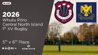 RUGBY | 2026 CNI 1st XV | 5 v 6 place | FAHS Feilding High School v St John's Hamilton