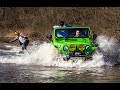 Разбитый Land Cruiser и вейкборд на джипе!