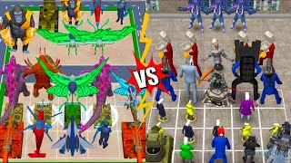 Merge Kaiju KongxGozilla VS Zombie Evolution Battle, Merge Battle Gameplay