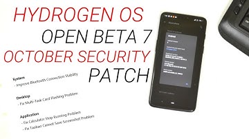 Hydrogen OS Open Beta 7 Android Pie (9.0) with October Security Patch for Oneplus 6!!!