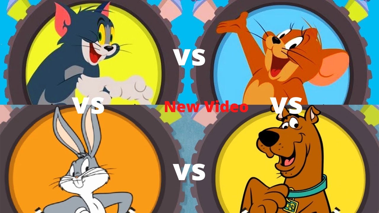Tom and Jerry vs Droopy Dog vs The Wolf vs Bugs Bunny vs Cat and Mouse ...