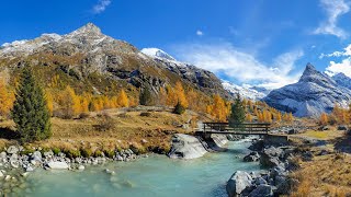 Wandern In Der Schweiz Von Ferpècle Nach Bricola Im Val Dhérens Kanton Wallis 2023 4K-Video