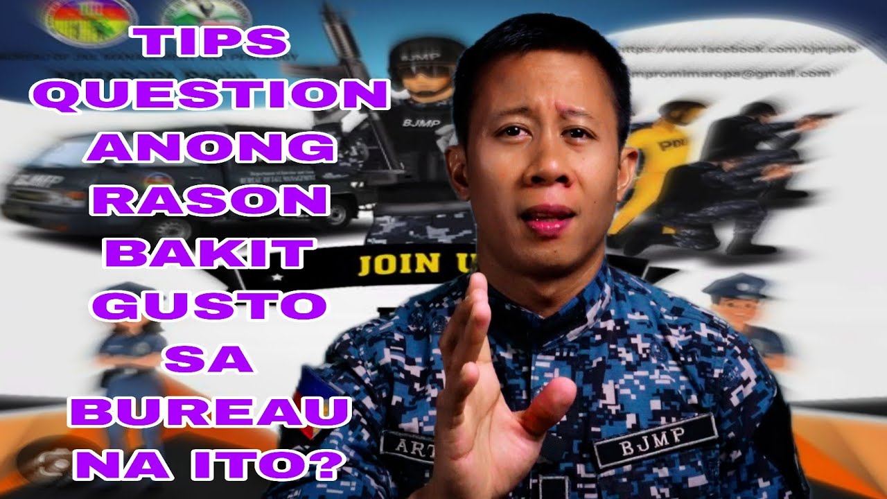 TIPS- ANONG RASON BAKIT MO GUSTONG MAGING ISANG BJMP, PANEL INTERVIEW SAMPLE QUESTION