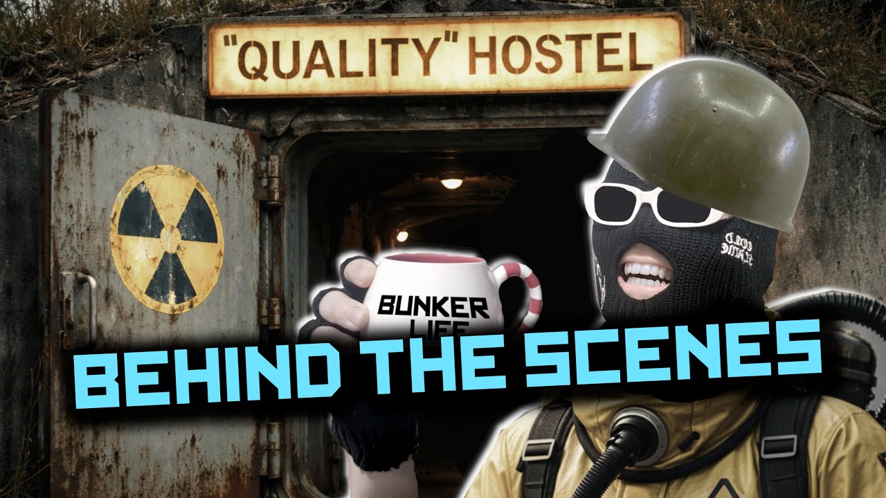 [BTS] All the strange things in the underground bunker 💀