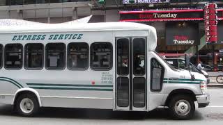 Paterson Express Service bus at 7th Avenue and West 41st Street