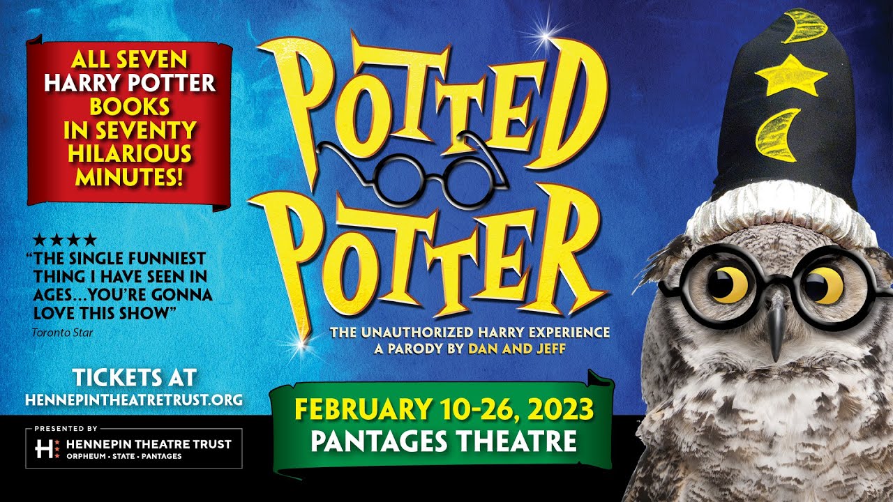 Potted Potter- Feb 10-26 at the Pantages Theatre, Minneapolis - YouTube