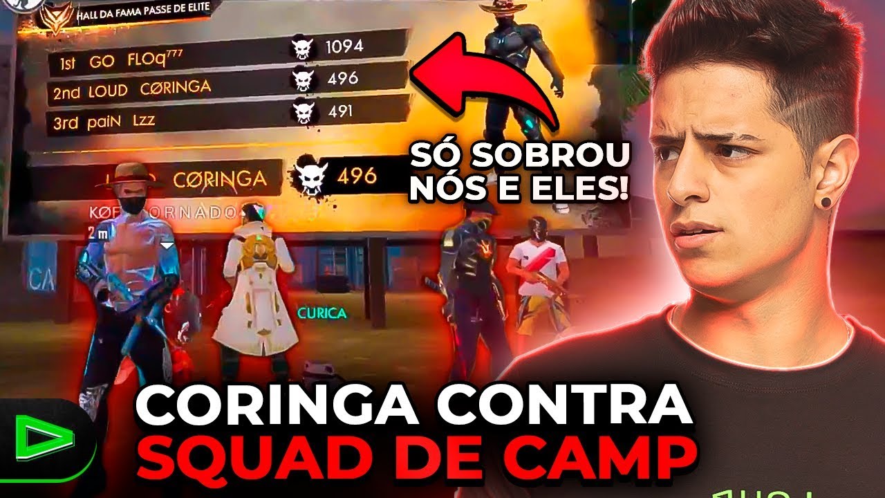 LOUD CORINGA CAI CONTRA SQUAD DE CAMPEONATO AO VIVO !!! OLHA O QUE ACONTECEU