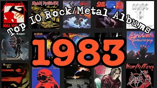 Top 10 Rock/Metal Albums Of 1983 #top10albums #1983